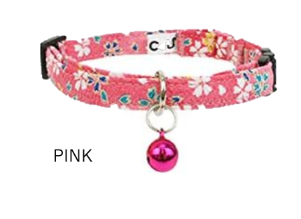 iCat Casual Collar with Japanese Pattern – Weeping Cherry Blossom Design
