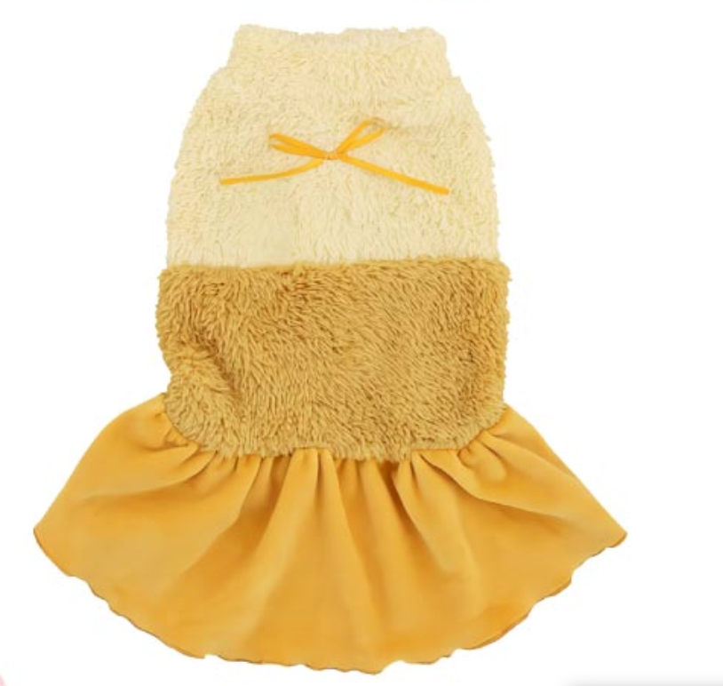 Fluffy Gradient Dress