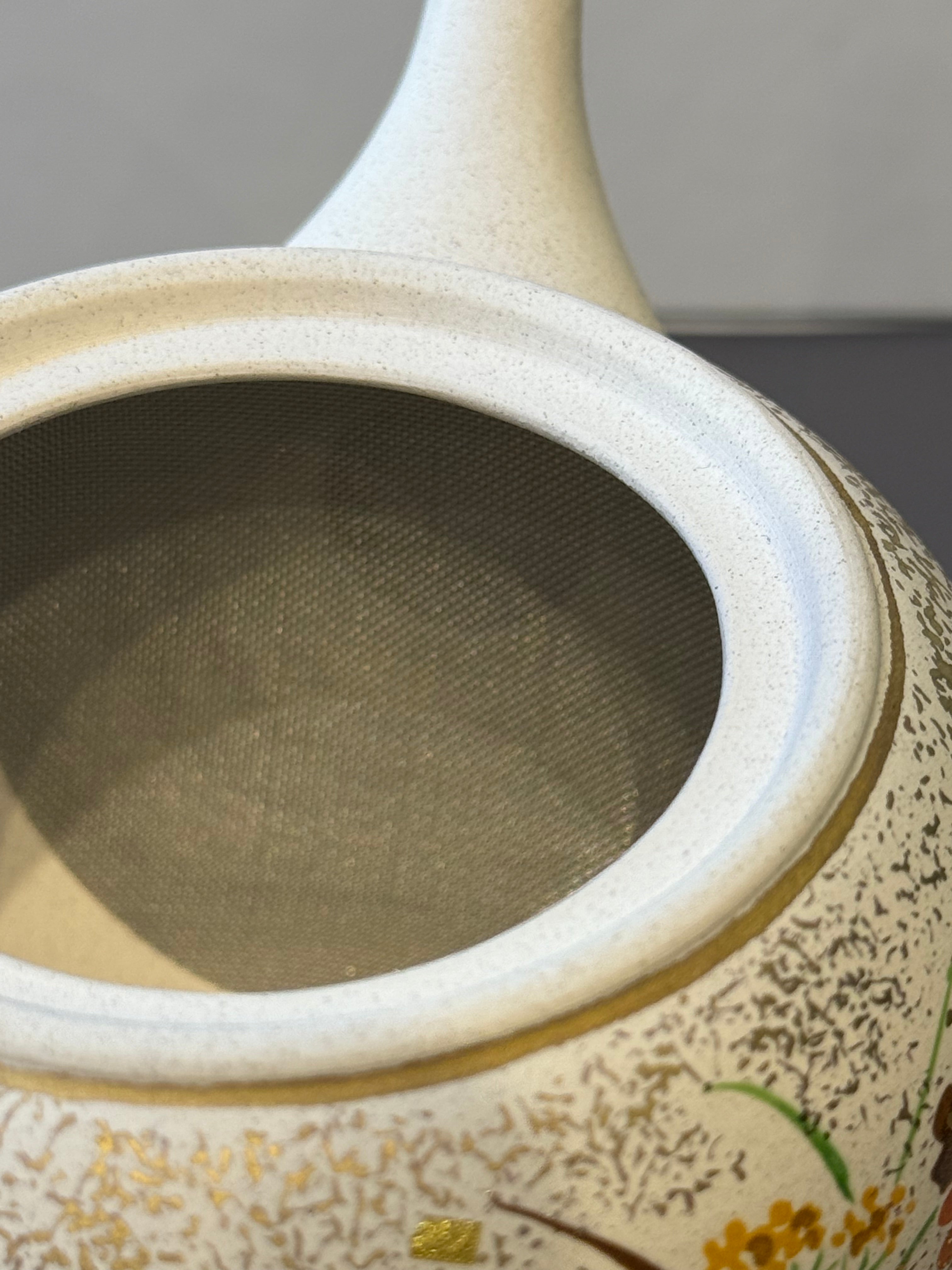 Tokoname Chaki (Tea set)白泥丸形菊薄柄急須 – JAZOO'S JAPAN