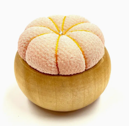 Simple Wood Bowl Base Pincushion