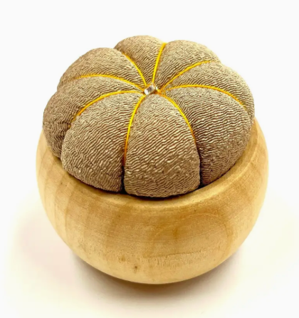 Simple Wood Bowl Base Pincushion