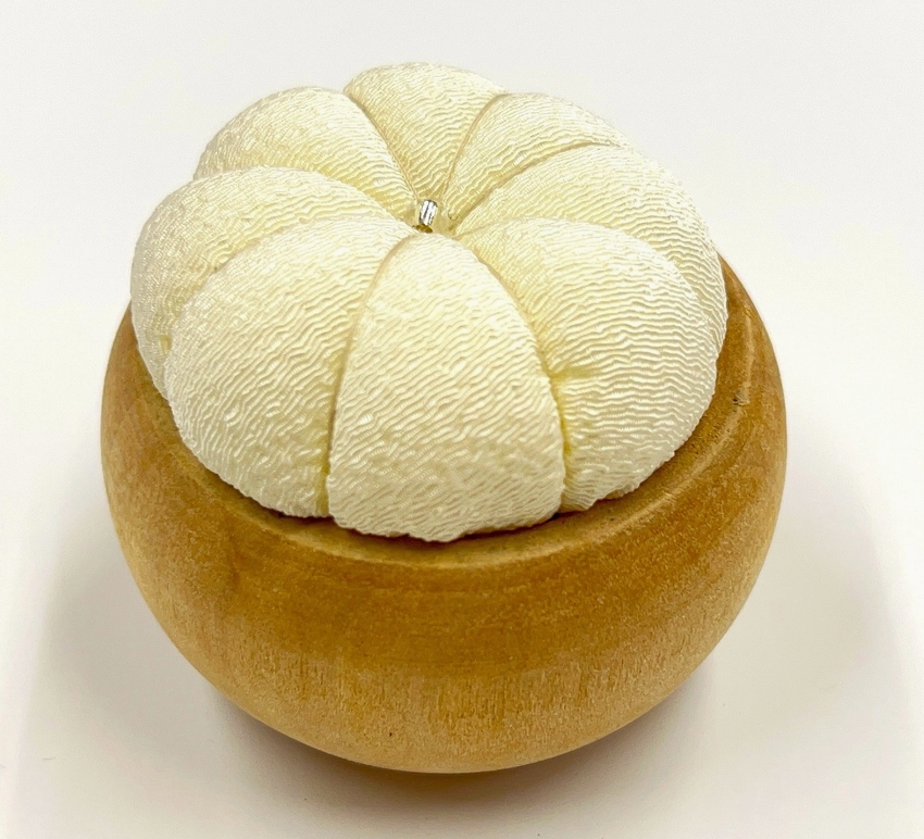 Simple Wood Bowl Base Pincushion
